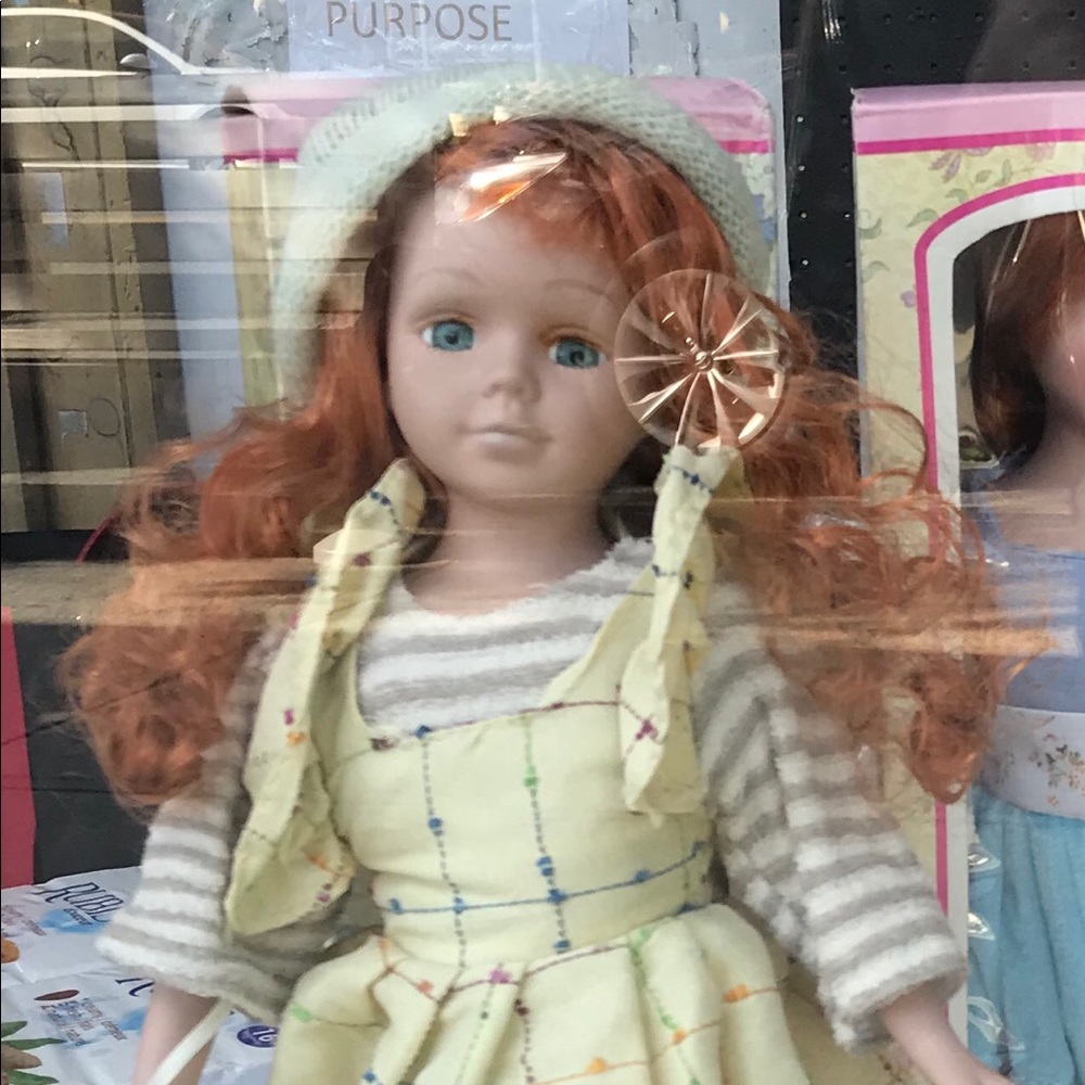 New in Box Porcelain Doll choose Redhead Blonde BR